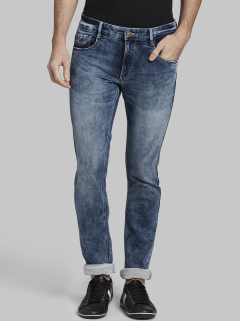 

Parx Men Blue Slim Fit Mid-Rise Clean Look Stretchable Jeans