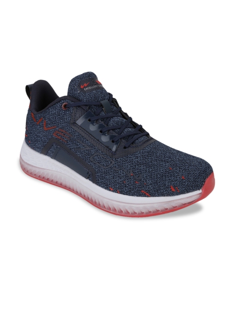 

Campus Men Blue & Red Mesh LIVVE Running Shoes