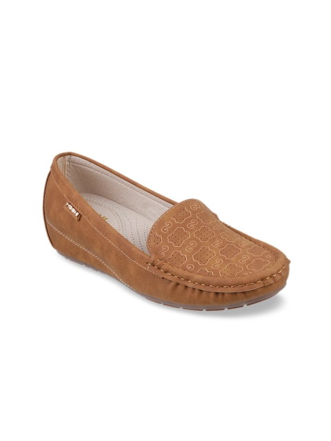 

Mochi Women Tan Brown Solid Pumps