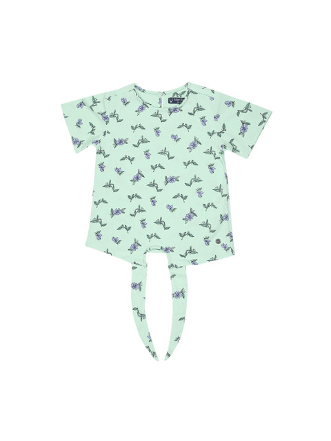 

Allen Solly Junior Girls Green Printed Top