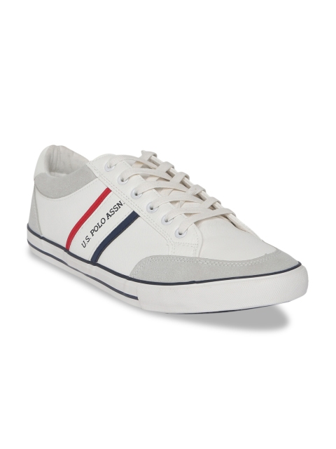 

U.S. Polo Assn. Men Off-White Sneakers