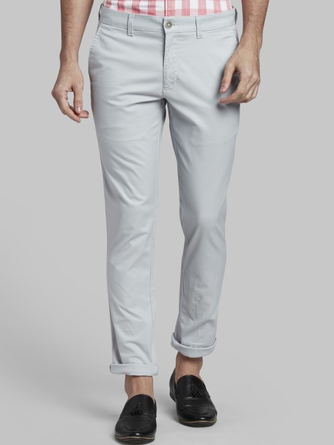 

Parx Men Grey Regular Fit Solid Regular Trousers