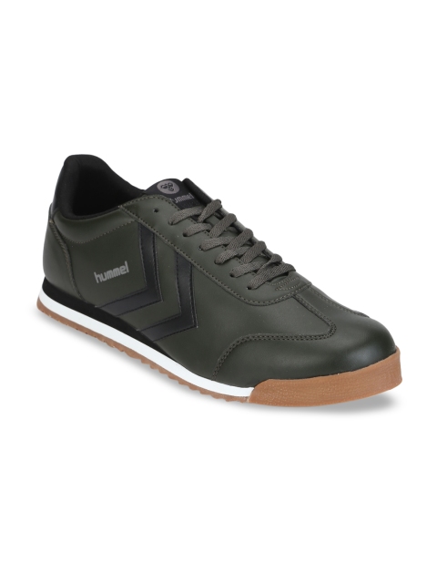 

hummel Unisex Olive Green Sneakers