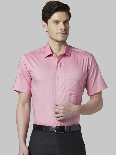 

Park Avenue Men Red Regular Fit Solid Formal Shirt