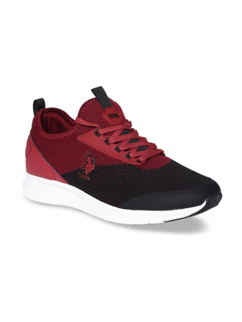 

U.S. Polo Assn. Men Red & Black OBER Sneakers