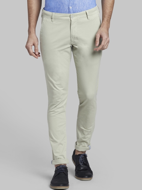 

Parx Men Green Regular Fit Solid Regular Trousers