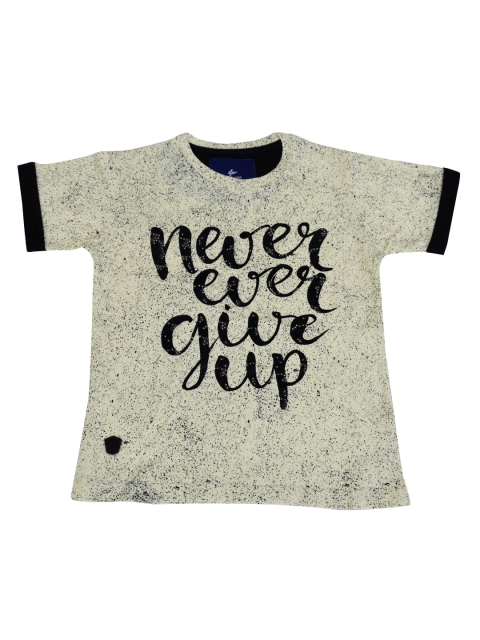 

Lil Tomatoes Boys Yellow Printed Round Neck T-shirt