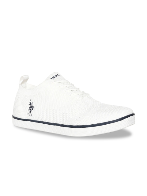 

U.S. Polo Assn. Men Off-White Sneakers