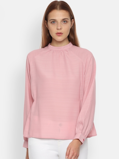 

Van Heusen Woman Pink Solid Top