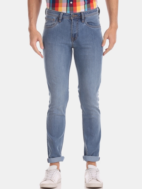 

Arrow Men Blue Justin Skinny Fit Mid-Rise Clean Look Stretchable Jeans