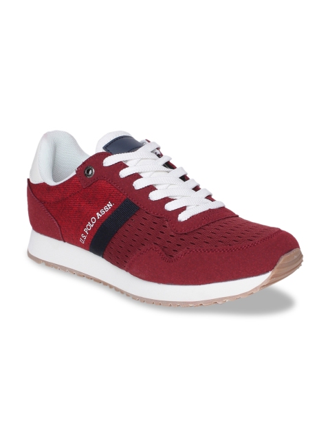 

U.S. Polo Assn. Men Red Solid Sneakers