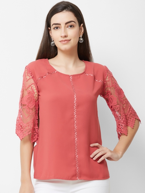 

Soie Women Pink Solid Top