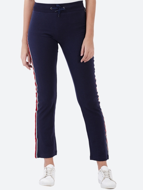 

Free Authority Women Captian America Print Detail Slim Fit Track Pants, Navy blue