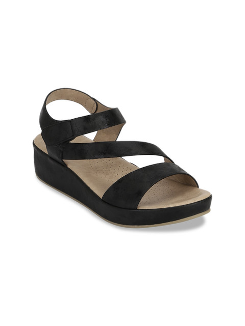 

Mode by Red Tape Women Black Solid Heels