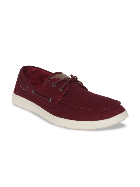 

U.S. Polo Assn. Men Maroon Rheon Boat Shoes