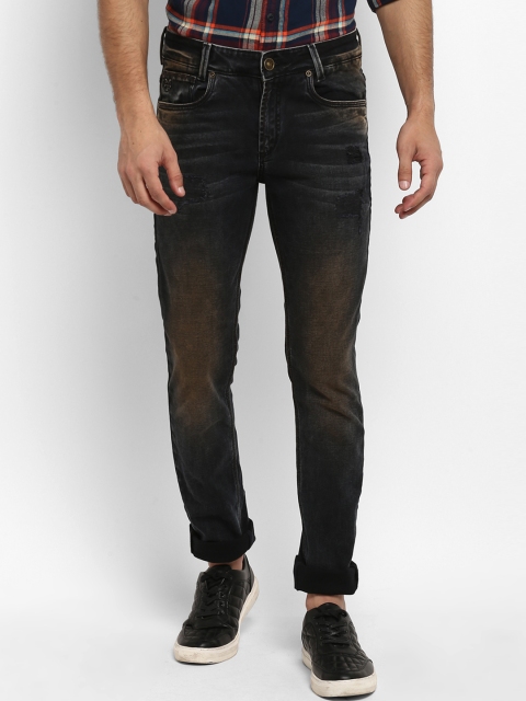 

Mufti Men Black Slim Fit Mid-Rise Clean Look Stretchable Jeans