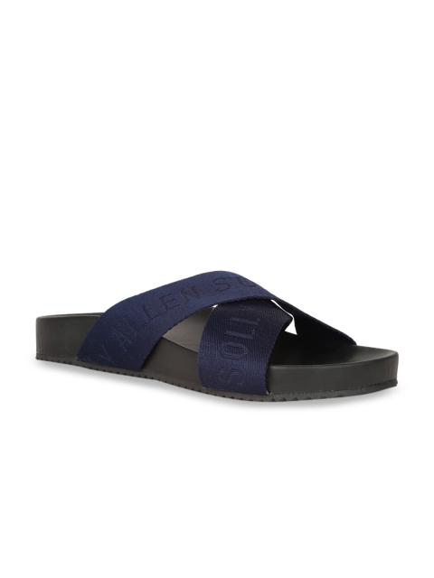 

Allen Solly Women Navy Blue Solid Sliders