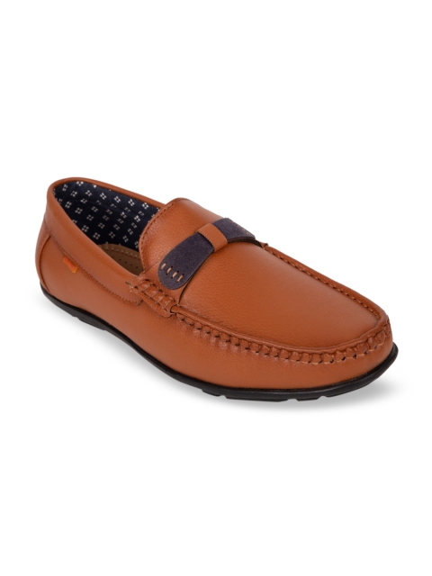 

Duke Men Tan Brown Solid Loafers