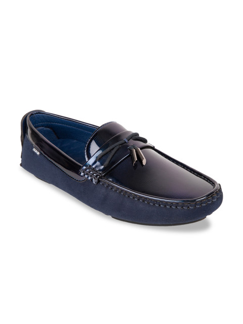 

Duke Men Navy Blue Colourblocked Loafers