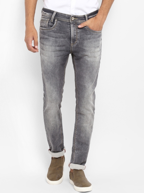 

Mufti Men Grey Regular Fit Mid-Rise Clean Look Stretchable Jeans