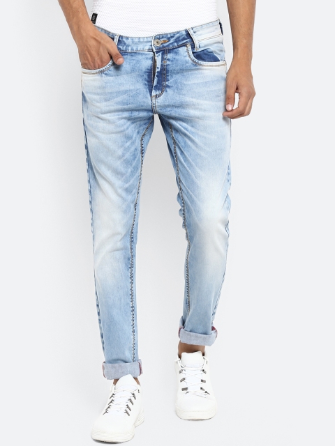 

Mufti Men Blue Skinny Fit Mid-Rise Clean Look Stretchable Jeans