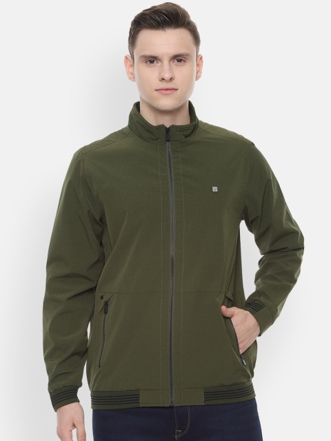

Allen Solly Men Olive Bomber Jacket