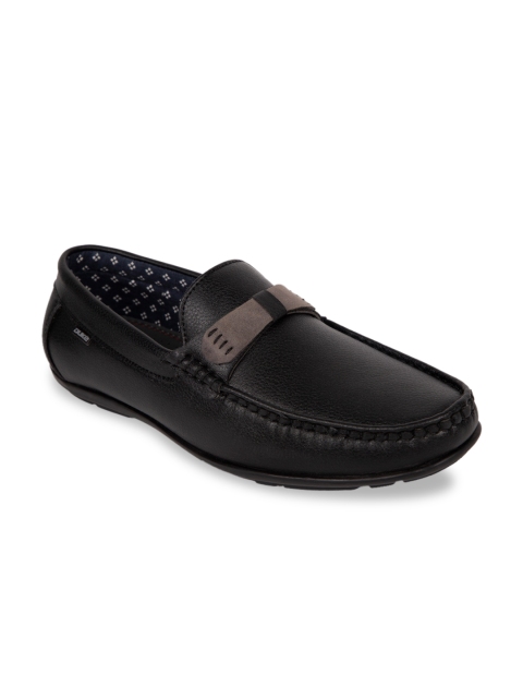 

Duke Men Black Solid Loafers