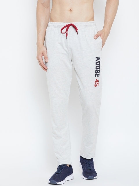 

Adobe Men White Slim-Fit Solid Track Pants