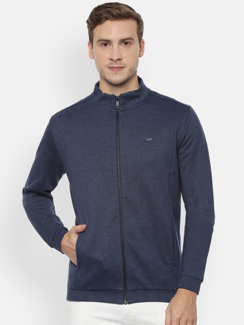 

Van Heusen Sport Men Navy Blue Solid Sweatshirt