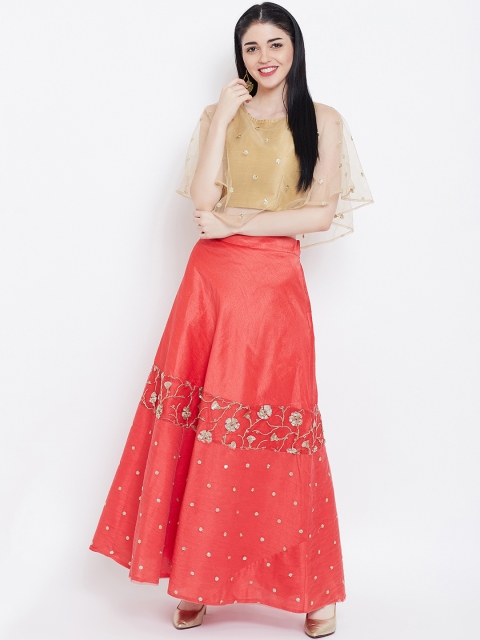 

studio rasa Coral Ready to Wear Lehenga with Blouse