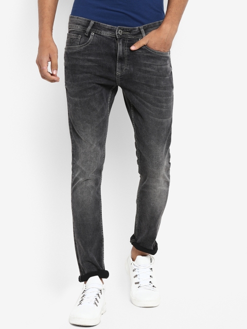 

Mufti Men Black Skinny Fit Mid-Rise Clean Look Stretchable Jeans