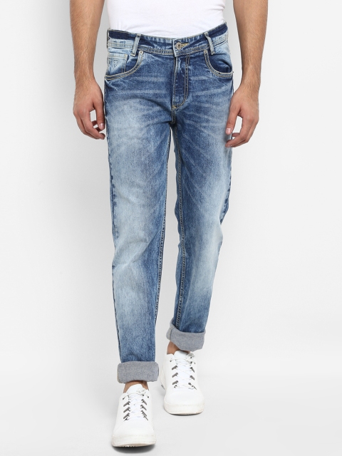 

Mufti Men Blue Regular Fit Mid-Rise Clean Look Stretchable Jeans