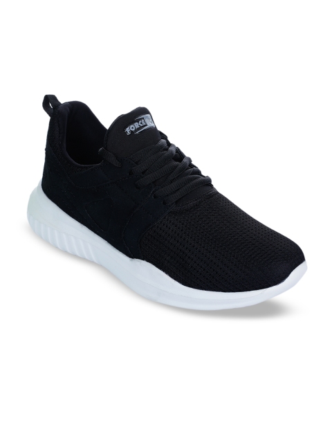 

Force 10 Men Black Running Shoes