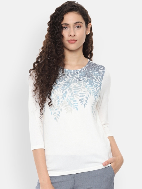 

Allen Solly Woman White Printed Top