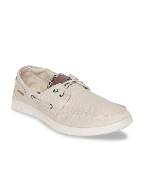 

U.S. Polo Assn. Men Beige Boat Shoes