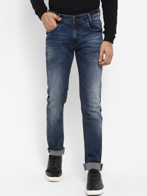 

Mufti Men Blue Slim Fit Mid-Rise Clean Look Stretchable Jeans