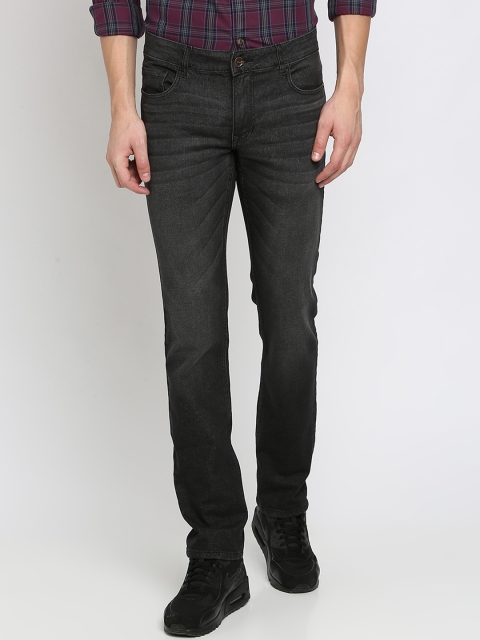

Crocodile Men Grey Slim Fit Mid-Rise Clean Look Stretchable Jeans