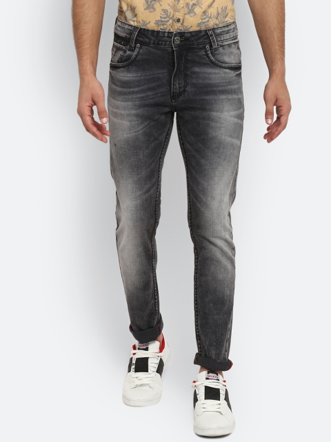 

Mufti Men Grey Regular Fit Mid-Rise Clean Look Stretchable Jeans