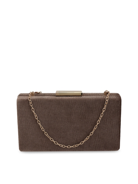 

Kazo Brown Solid Clutch