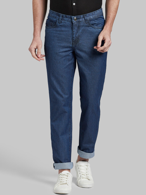 

Parx Men Blue Regular Fit Mid-Rise Clean Look Jeans