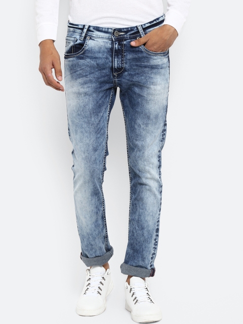 

Mufti Men Blue Slim Fit Mid-Rise Clean Look Stretchable Jeans