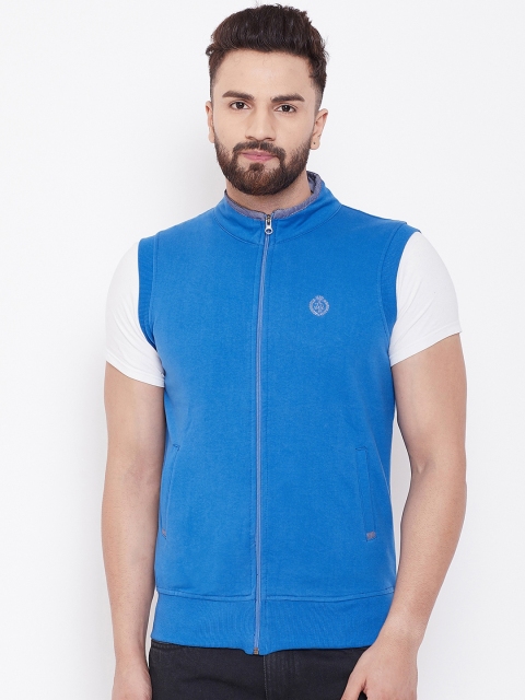

Adobe Men Blue Solid Sweatshirt