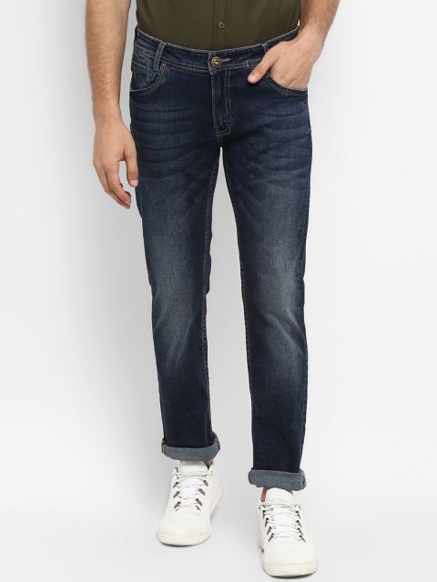 

Mufti Men Blue Slim Fit Mid-Rise Clean Look Stretchable Jeans