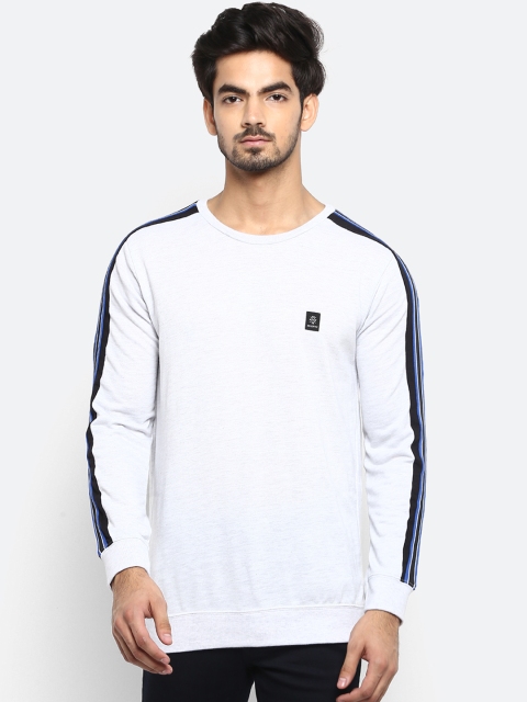 

Mufti Men White Solid Polo Collar T-shirt