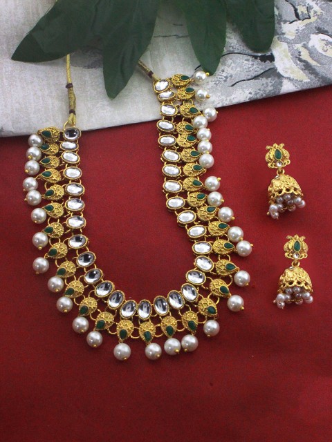 

Sia Art Jewellery Women Gold-Toned Jewellery Set