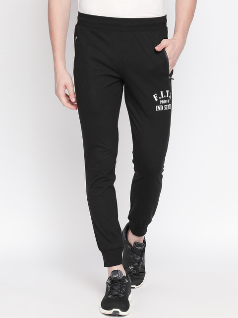 

FiTZ Men Black Slim Fit Solid Joggers