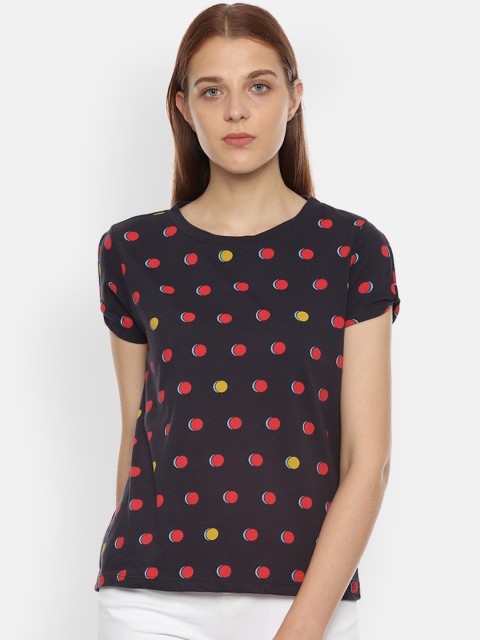 

Van Heusen Woman Black Printed Top