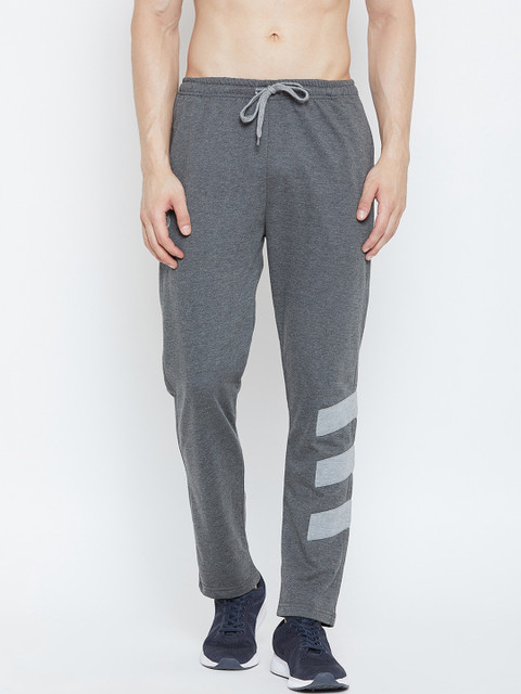 

Adobe Men Grey Slim-Fit Solid Track Pants
