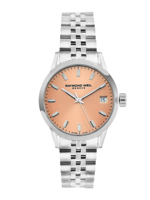 

Raymond Weil Women Rose Gold Swiss Made Analogue Watch 5634-ST-80021