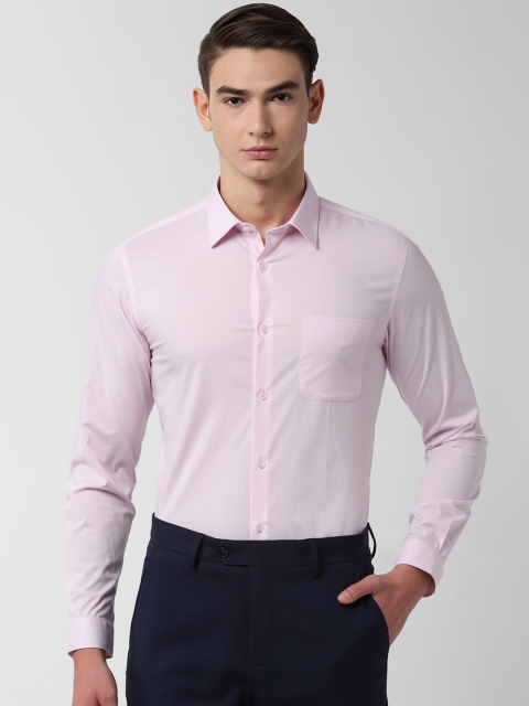 

Peter England Men Pink Slim Fit Solid Formal Shirt